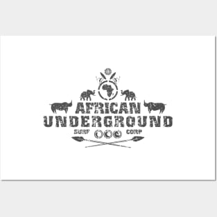 African Underground Surf Co Tour Tee_1 Posters and Art